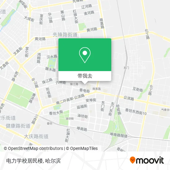 电力学校居民楼地图