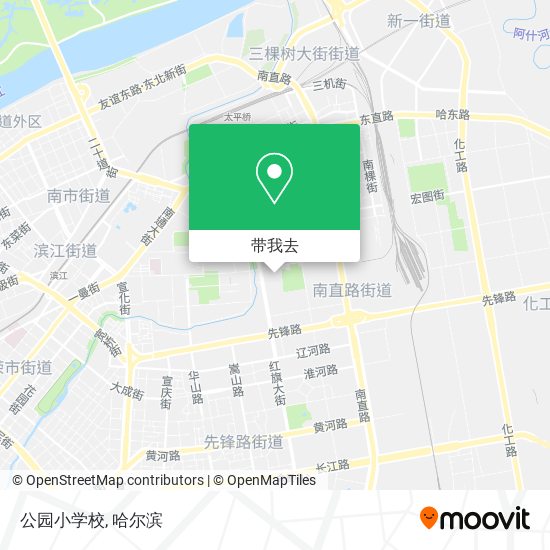 公园小学校地图