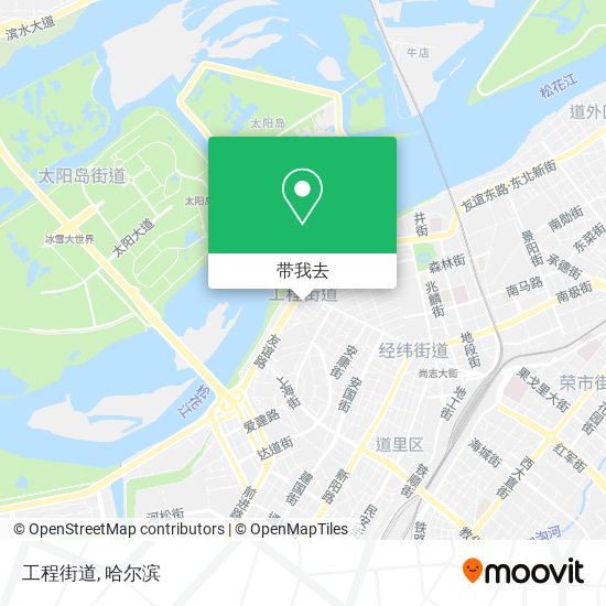 工程街道地图