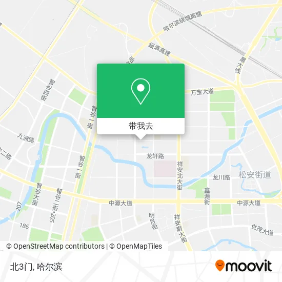 北3门地图