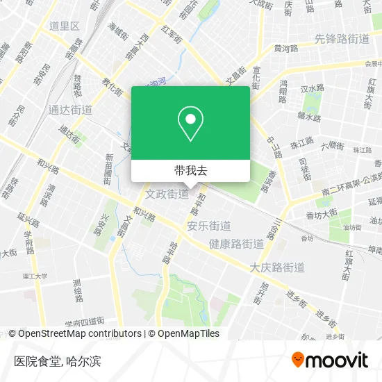 医院食堂地图