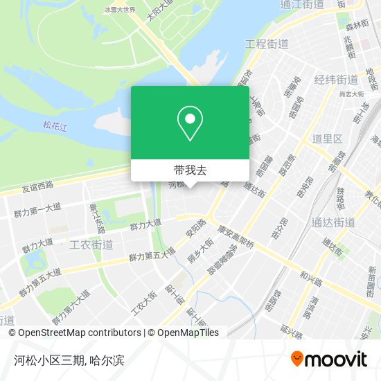 河松小区三期地图