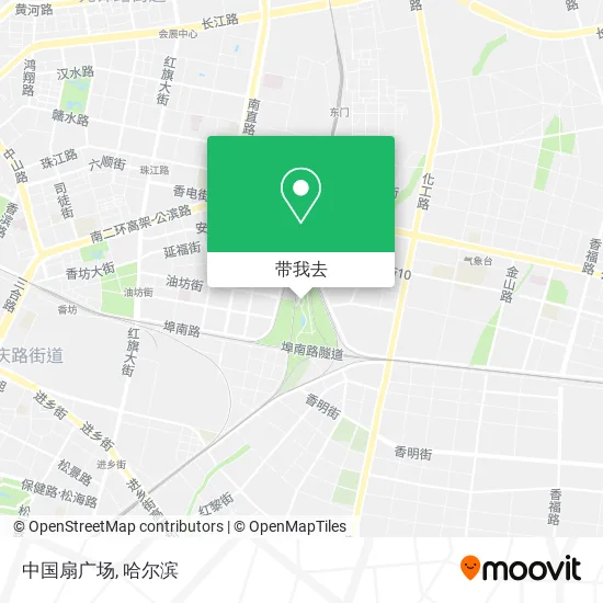 中国扇广场地图