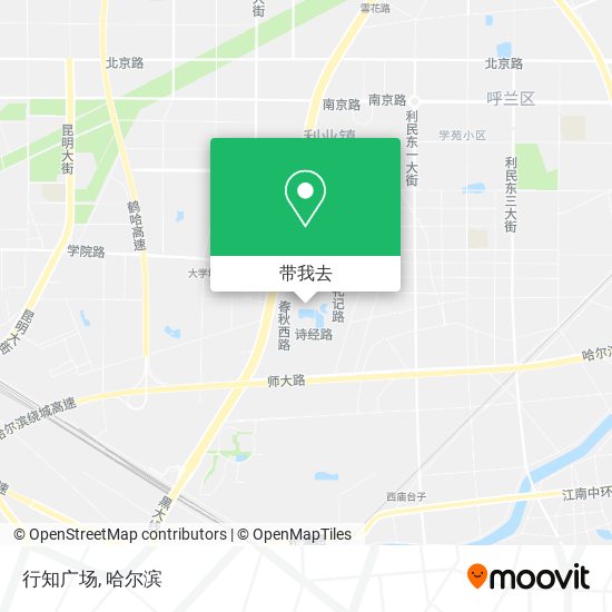行知广场地图