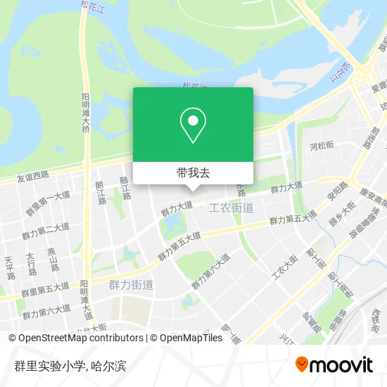 群里实验小学地图