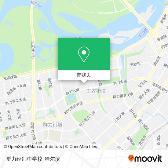 群力经纬中学校地图