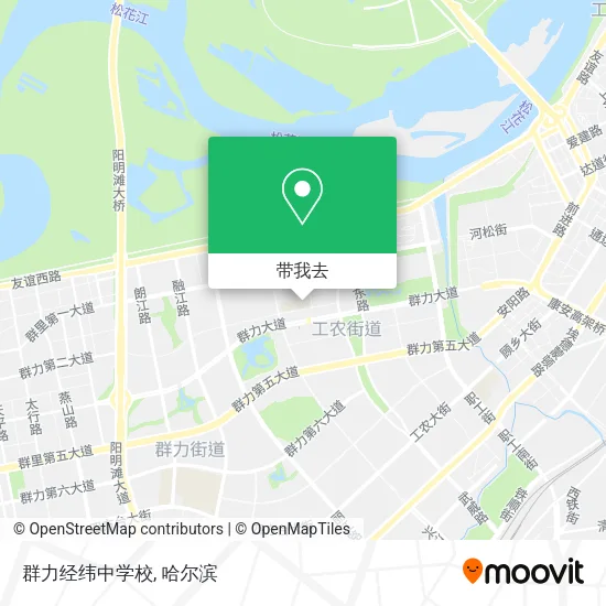 群力经纬中学校地图
