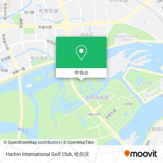 Harbin International Golf Club地图