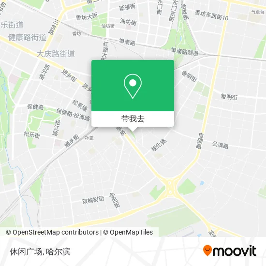 休闲广场地图