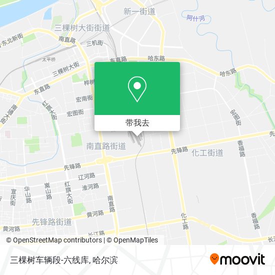 三棵树车辆段-六线库地图