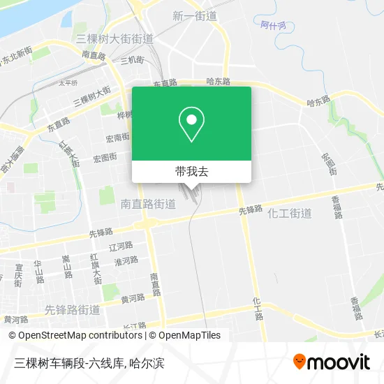 三棵树车辆段-六线库地图