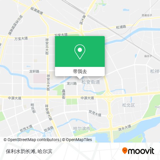 保利水韵长滩地图