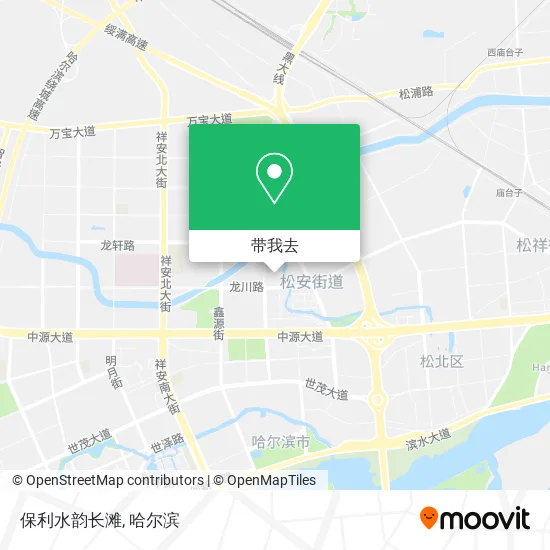 保利水韵长滩地图