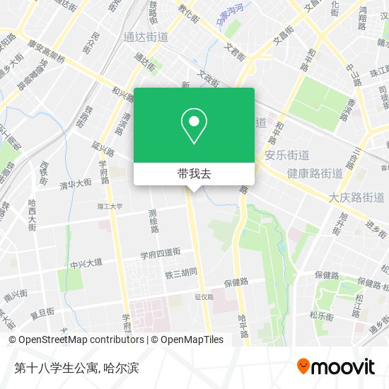 第十八学生公寓地图