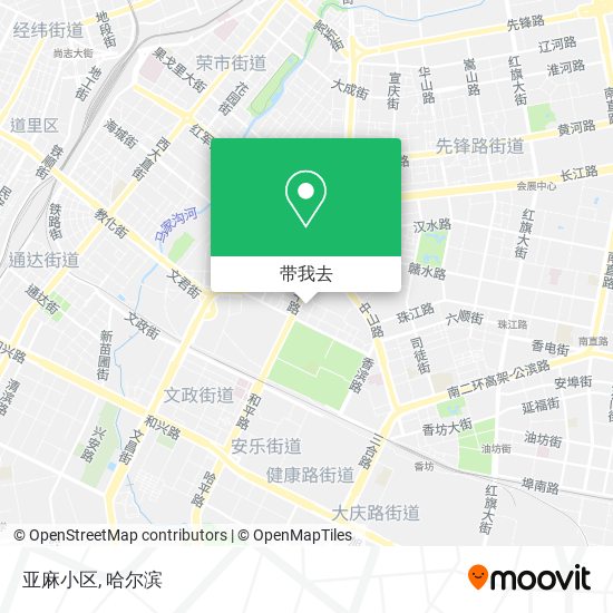 亚麻小区地图