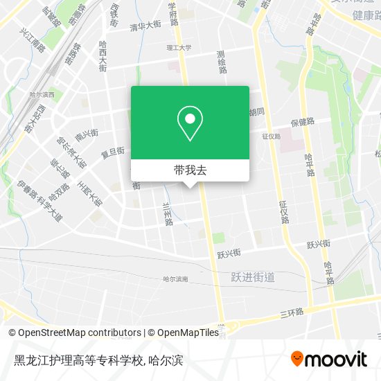 黑龙江护理高等专科学校地图
