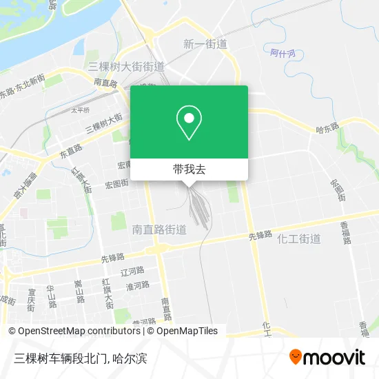 三棵树车辆段北门地图