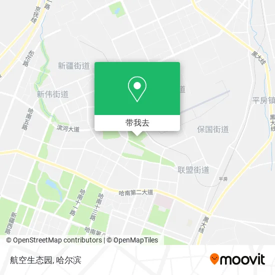 航空生态园地图
