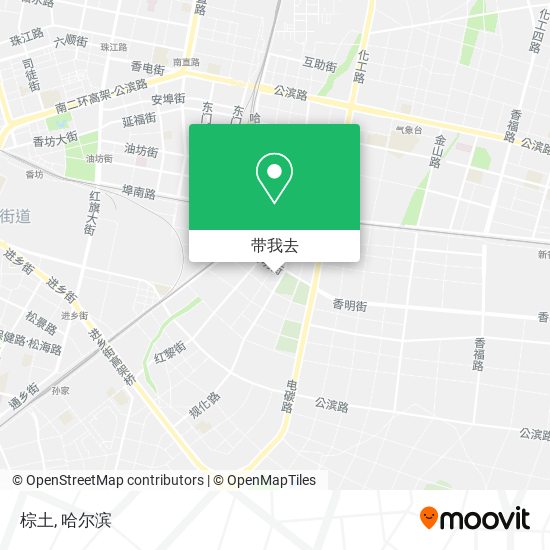 棕土地图