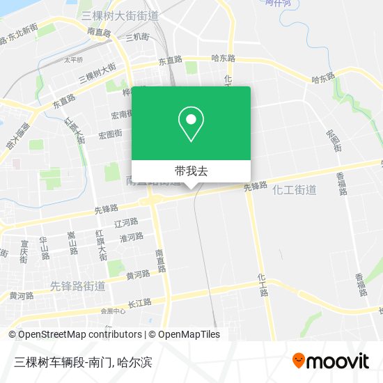 三棵树车辆段-南门地图