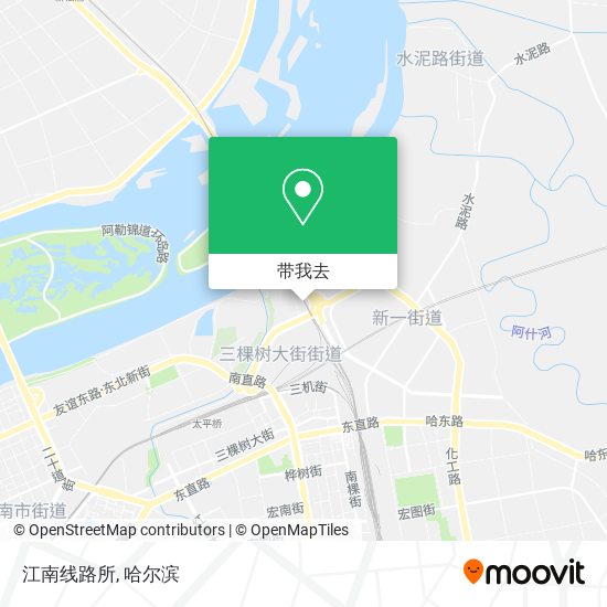 江南线路所地图