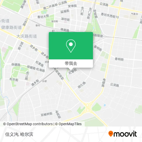信义沟地图