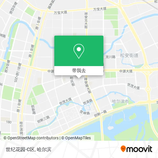 世纪花园-C区地图