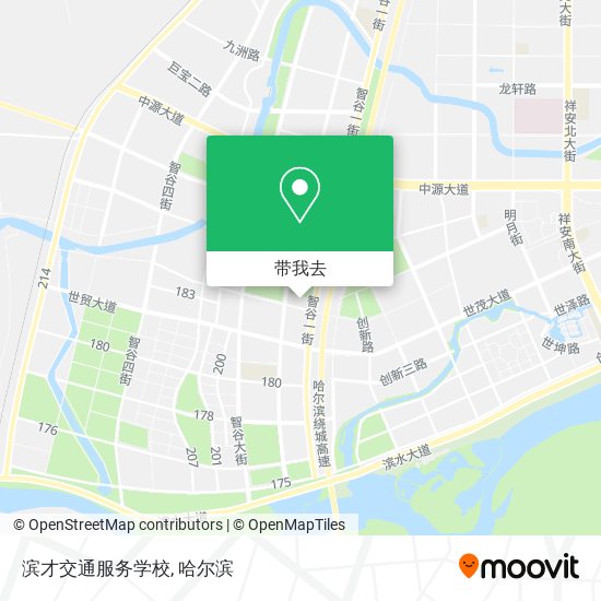 滨才交通服务学校地图