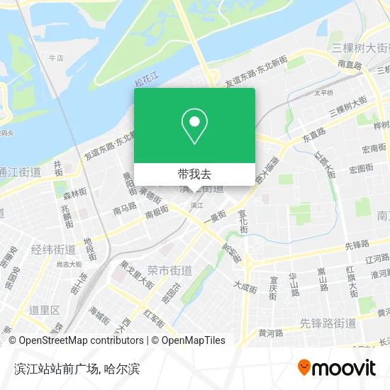 滨江站站前广场地图