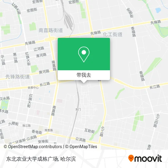 东北农业大学成栋广场地图