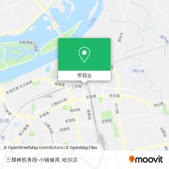 三棵树机务段-小辅修库地图