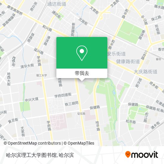 哈尔滨理工大学图书馆地图