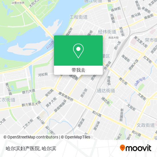 哈尔滨妇产医院地图