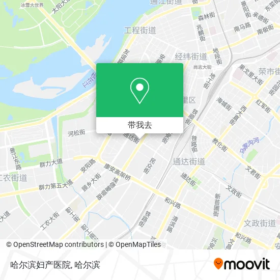 哈尔滨妇产医院地图