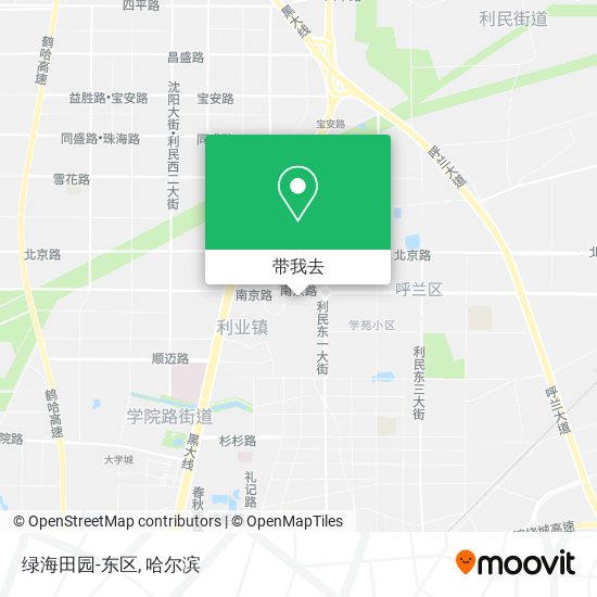 绿海田园-东区地图