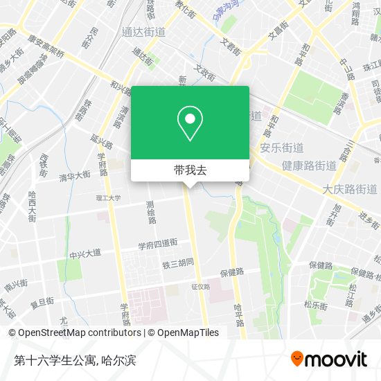第十六学生公寓地图