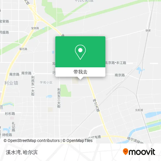 溪水湾地图