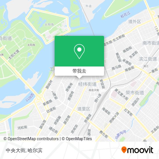 中央大街地图