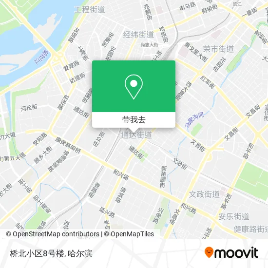 桥北小区8号楼地图