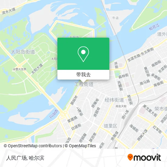 人民广场地图