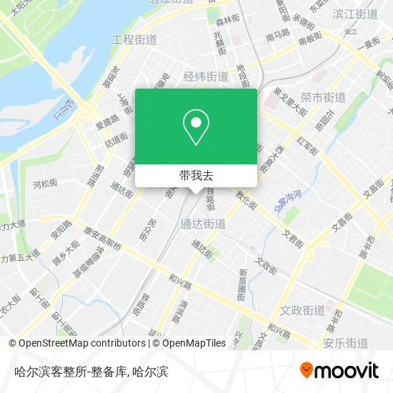 哈尔滨客整所-整备库地图