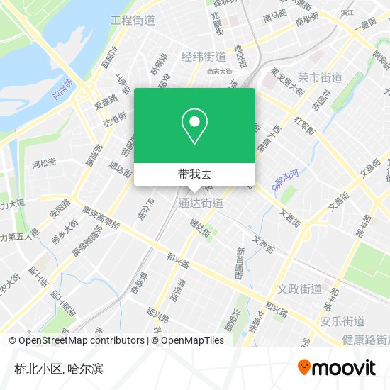 桥北小区地图