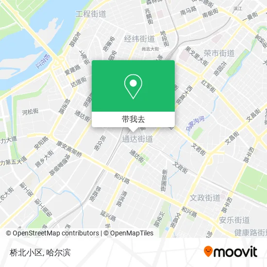 桥北小区地图