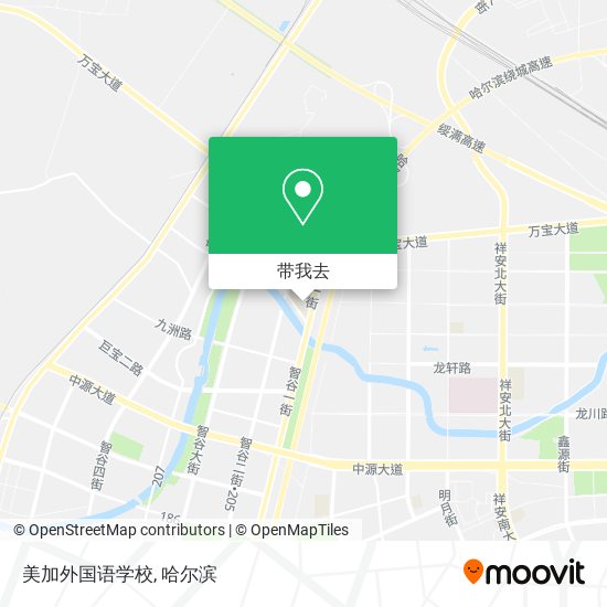 美加外国语学校地图