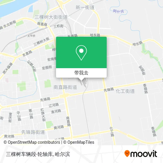 三棵树车辆段-轮轴库地图