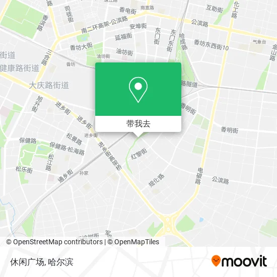 休闲广场地图