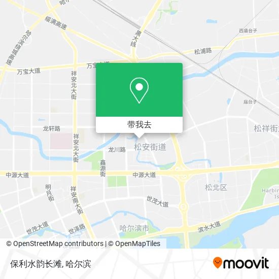 保利水韵长滩地图