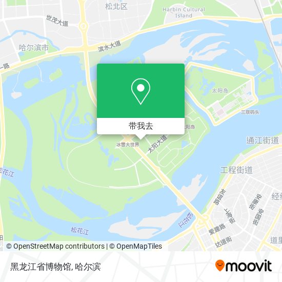 黑龙江省博物馆地图