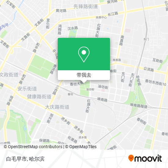 白毛早市地图