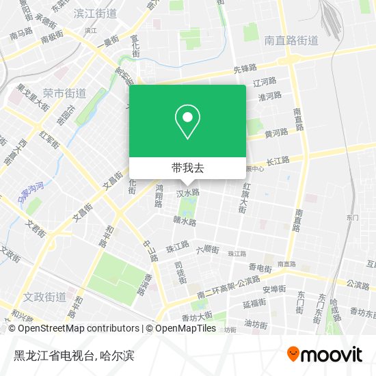 黑龙江省电视台地图